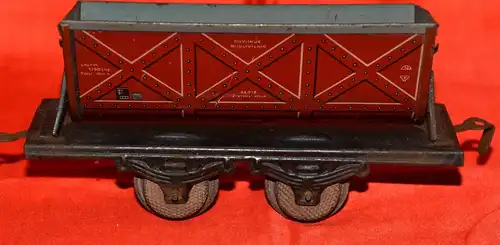 Blecheisenbahn Spur 0 - Karl Bub / KB  Kippwagen / Lore 2-achsig