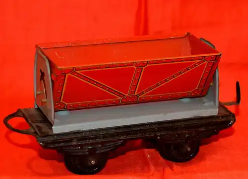 Kippwagen,rot,Spur 0, Made in US-Zone,ca. 1947