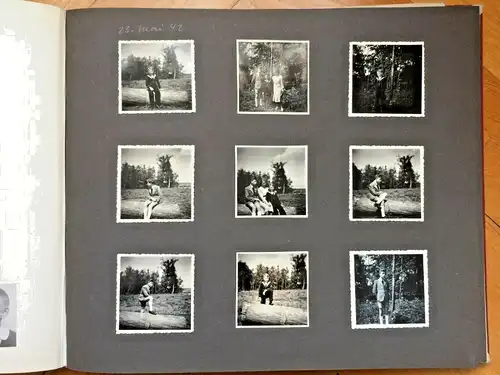 Photoalbum mit 227 vorwiegend Familienphotos aus den Jahren 1926 bis 1944