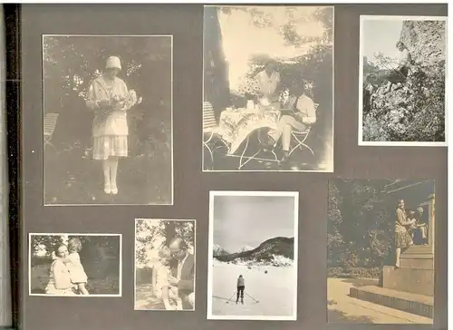 Art-Deco Photoalbum aus den 1920/1930er Jahren mit 141 Photos