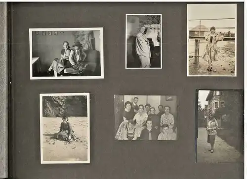 Art-Deco Photoalbum aus den 1920/1930er Jahren mit 141 Photos