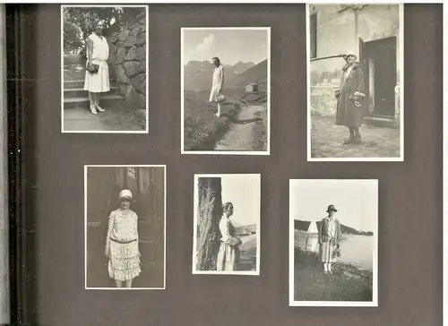 Art-Deco Photoalbum aus den 1920/1930er Jahren mit 141 Photos