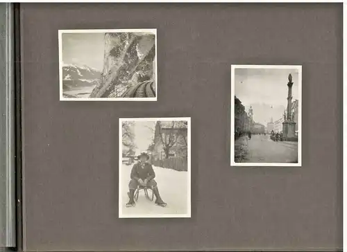 Photoalbum mit 154 Photos aus einem Urlaub in Mittenwald 1929/1930