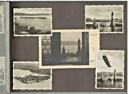 Photoalbum aus den 1930/1940er Jahren Bodensee, Zeppelin