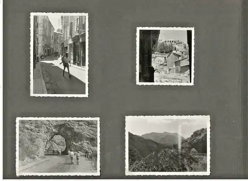 Photoalbum aus den 1930/1940er Jahren, Côte d’Azur, Mailand