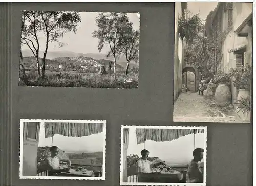 Photoalbum aus den 1930/1940er Jahren, Côte d’Azur, Mailand