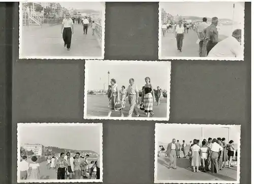 Photoalbum aus den 1930/1940er Jahren, Côte d’Azur, Mailand