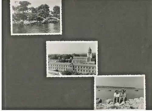 Photoalbum aus den 1930/1940er Jahren, Côte d’Azur, Mailand