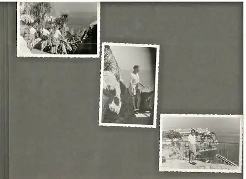 Photoalbum aus den 1930/1940er Jahren, Côte d’Azur, Mailand
