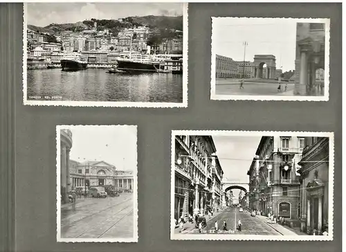 Photoalbum aus den 1930/1940er Jahren, Côte d’Azur, Mailand