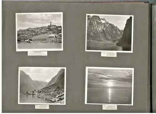 Photoalbum aus den 1930/1940er Jahren, Norwegen, Straßburg, Familienphotos