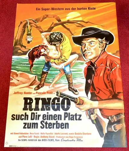Filmplakat,Ringo - Such Dir einen Platz zum Sterben (1968)