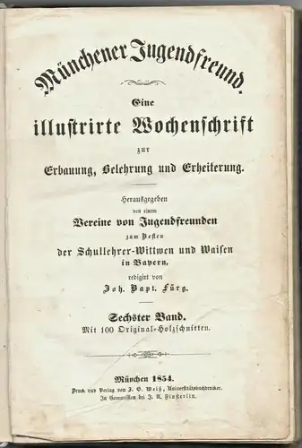 Münchener Jugendfreund – Eine illustrirte Wochenschrift ,Öffentlicher Schulpreis