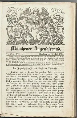 Münchener Jugendfreund – Eine illustrirte Wochenschrift ,Öffentlicher Schulpreis