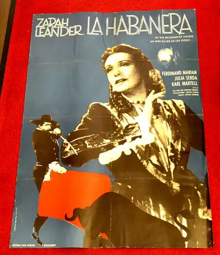 Filmplakat,La Habanera,Zarah Leander,1937