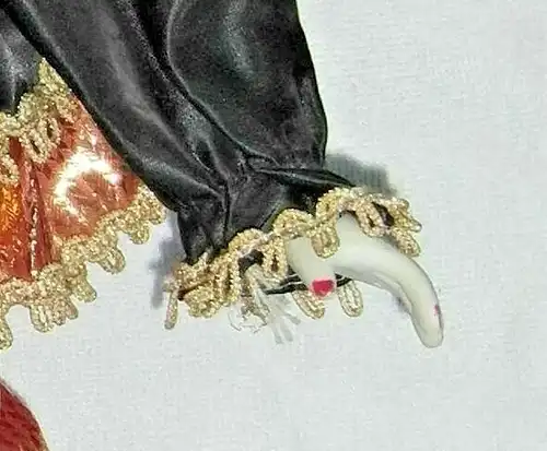 Harlekin - große Puppe / Dekofigur im venezianischen Stil