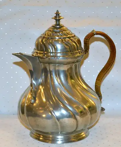 Zinnkanne,Kaffee/Tee, Kurtz u.Co. Stuttgart,ca 1850