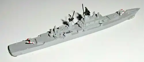 Schiffsmodell Schlachtenkreuzer „WORDEN“ aus Metall