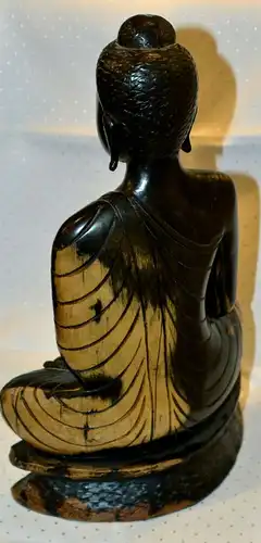 Buddha,Statue,dunkles Holz,20.Jhdt,schwer
