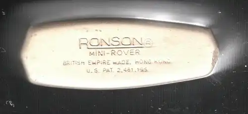 Benzinfeuerzeug   Marke „Ronson MINI-ROVER“  wohl 1970er Jahre