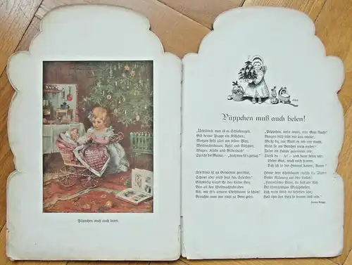 Uraltes Weihnachtsbuch vom A. Jaser G. m. b. H. Kunstverlag Nürnberg,ca.1900