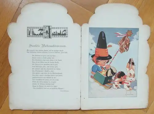 Uraltes Weihnachtsbuch vom A. Jaser G. m. b. H. Kunstverlag Nürnberg,ca.1900