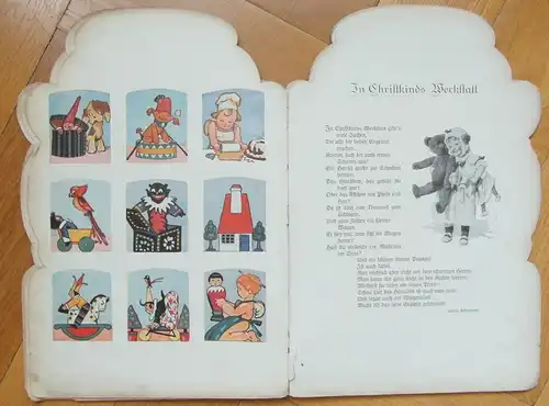 Uraltes Weihnachtsbuch vom A. Jaser G. m. b. H. Kunstverlag Nürnberg,ca.1900