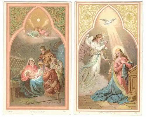 Verkaufspräsentation,polychromer Karton f.Karten m. 11 dpseitigen Karten,1900