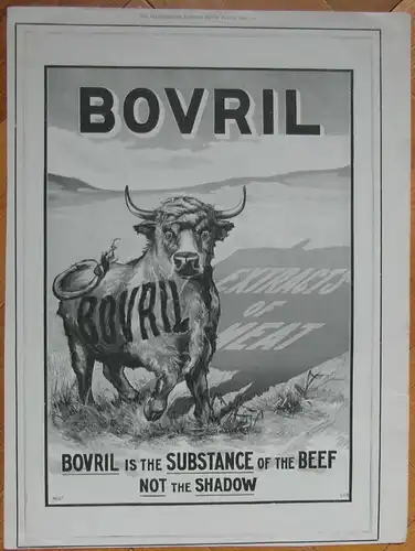 Werbung „BOVRIL“ Rindfleisch Extract