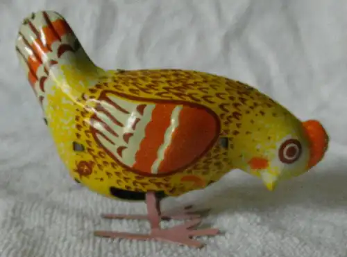 Blechspielzeug Henne mit Federantrieb