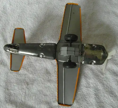 Blechspielzeug, CESSNA N453C, mit Schwungradantrieb und beweglichem Propeller