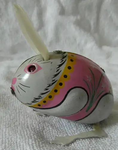 Blechspielzeug Springender Hase im Originalkarton, China