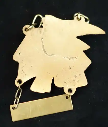 Pullacher RABENRITTER - Faschingsorden 2003 aus Bronzeguss