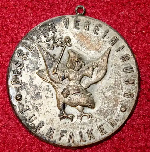 Faschingsorden,Turmfalken,München,vor 1950,Metall (aus Sammlungsauflösung)