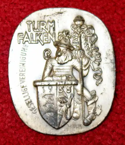 Faschingsorden,Turmfalken,München,1955,Metall (aus Sammlungsauflösung)