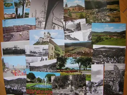 ca.900 Ansichtskarten deutscher Städte,sowie Südtirol u. Europa ab 1945
