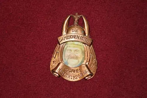 Faschingsorden,Damische Ritter,München,1983,Metall (aus Sammlungsauflösung)