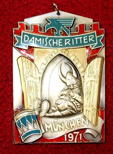 Faschingsorden,Damische Ritter,München,1971,Metall (aus Sammlungsauflösung)