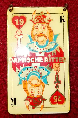 Faschingsorden,Damische Ritter,München,1975,Metall (aus Sammlungsauflösung)