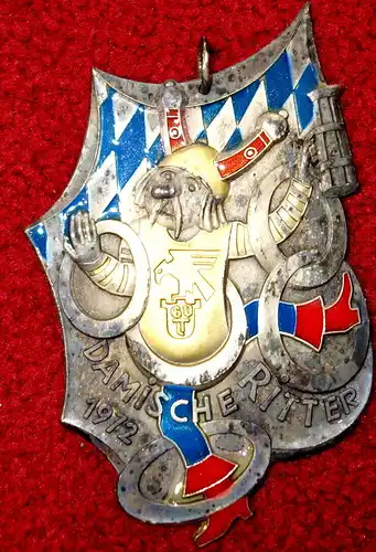 Faschingsorden,Damische Ritter,München,1972,Metall (aus Sammlungsauflösung)
