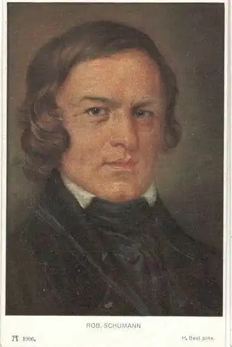 6 Ansichtskarten Komponisten - Ackermann Serie Nr. 160, komplett, ca. 1900