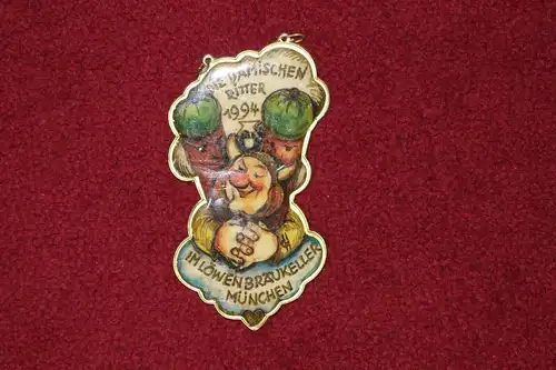 Faschingsorden,Damische Ritter,München,1994,Metall (aus Sammlungsauflösung)