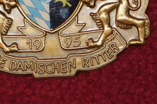 Faschingsorden,Damische Ritter,München,1995,Metall (aus Sammlungsauflösung)