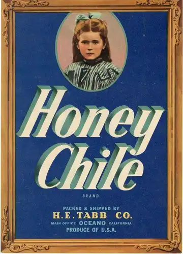 FRUIT / VEGETABLES LABEL Honey Chile