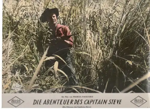 6 Aushangphotos Marcel Pagliero: DIE ABENTEUER DES CAPITAIN STEVE