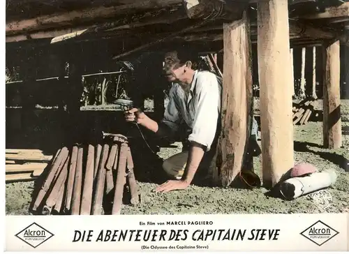 6 Aushangphotos Marcel Pagliero: DIE ABENTEUER DES CAPITAIN STEVE