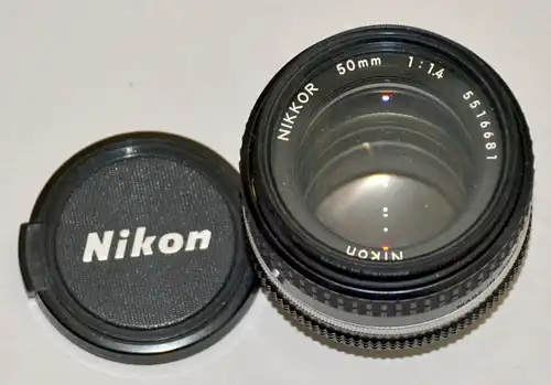 NIKON Nikkor 50mm 1:1,4 MF 50 mm f/1.4 für Nikon,Nr. 