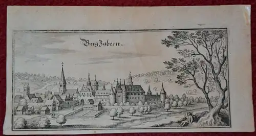 Bergzabern, in einem Kupferstich von Merian (17. Jhd.)