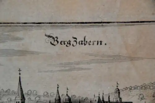 Bergzabern, in einem Kupferstich von Merian (17. Jhd.)