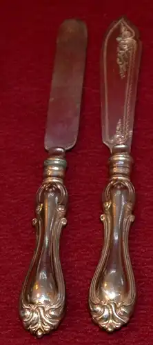 Butter- und Käsemesser,WMF,reich ornamentiert,wohl um 1880